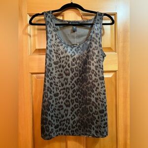 INC international concepts leopard tank size large NWT